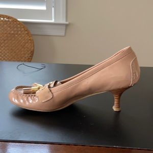 Stuart Weitzman loafer style heel